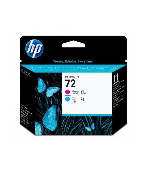 Cabezal de impresión DesignJet HP 72 magenta y cian para HP DesignJet T770, T790, T795 - C9383A