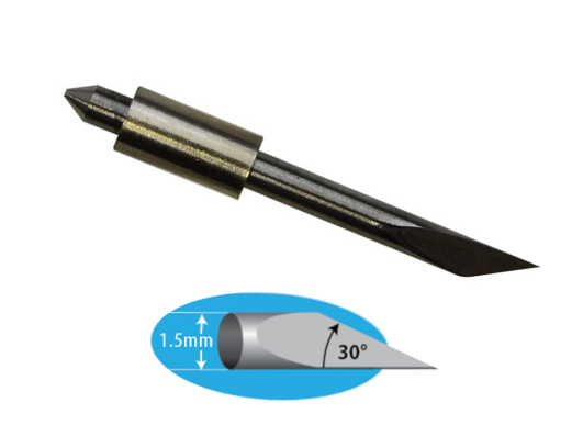 Cuchilla de acero superresistente GRAPHTEC CB15U - 45°/1,5 mm para series FC, FCX y CE 