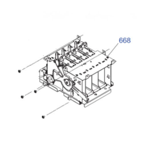 Epson Stylus Pro 7800/7880/9800/9880 Soporte IC, Izquierdo, 8C, B - 1488402/1488406/1468028