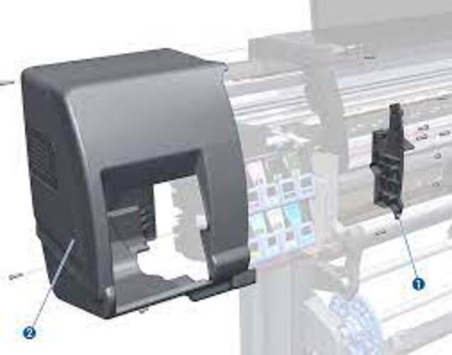 Conjunto de moldura lateral izquierda para las series HP DesignJet Z6100, Z6200, Z6600 y Z6800 (Q6651-60322)