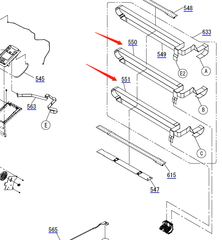 Cable de cabezal EPSON T3000 T3050 T3070 / T3200 T3250 T3270 (CN101, CN102) - 2170116 + 2170117