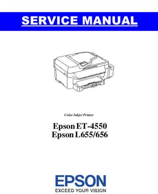 Manual de servicio de la EPSON L655/L656/ET-4550