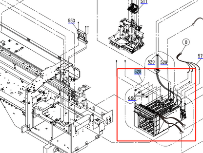 EPSON SC-F7200 F7270 F9200 F9270 Portatinta derecho. - 1921964 / 1863901 / 1828621