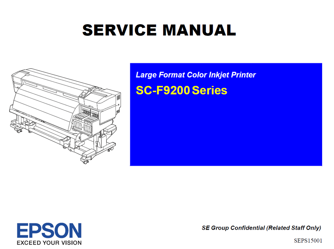 Manual de servicio EPSON SureColor F9200 F9270