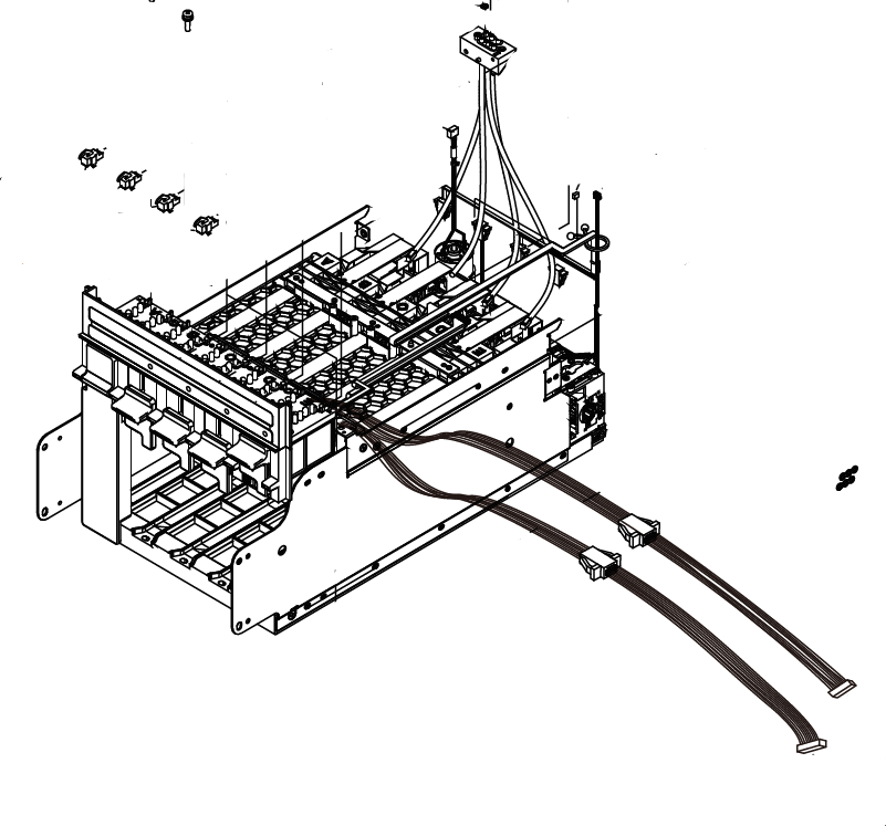 EPSON SC-F9300 F9370 B9000 B9070 IH ASSY.,L CF79 ESL,ASP (soporte de tinta IZQUIERDO) - 1863582 / 1731952 / 1828613