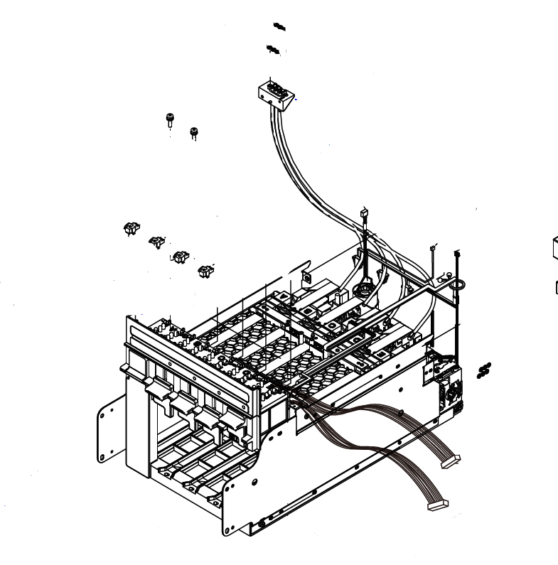 EPSON SC-F9300 F9370 B9000 B9070 IH ASSY.,R CF79 ESL,ASP (Portatintas derecho) - 1863583 / 1731953 / 1828614