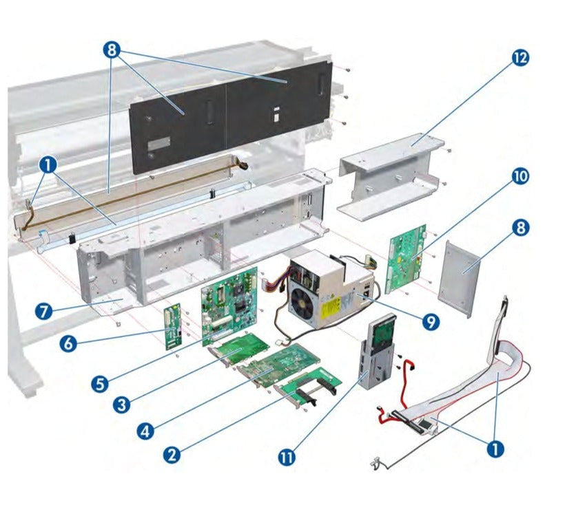 Unidad de disco duro para la serie HP DesignJet Z6600 (F2S71-67004)