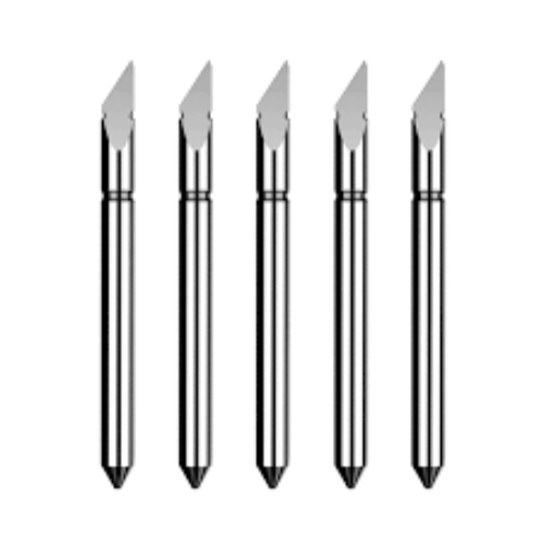 Cuchilla de arrastre Summa de 55° para materiales gruesos, paquete de 5 - 391-358 