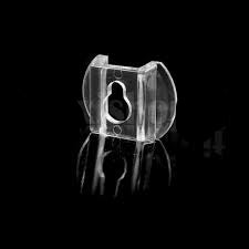 10pcs Small Transparent Acrylic Hanger Latch Modern Design Hasp Lock for Clear Acrylic Photo Frames Furniture Lock - AH01