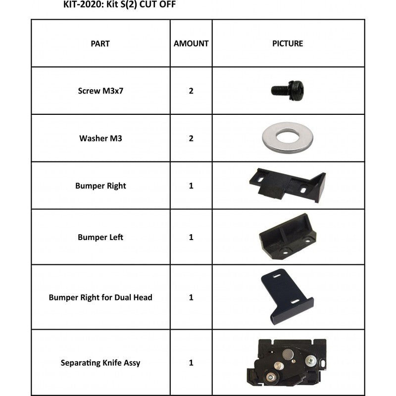 Conjunto de corte para la serie Summa S2 (KIT-2020)