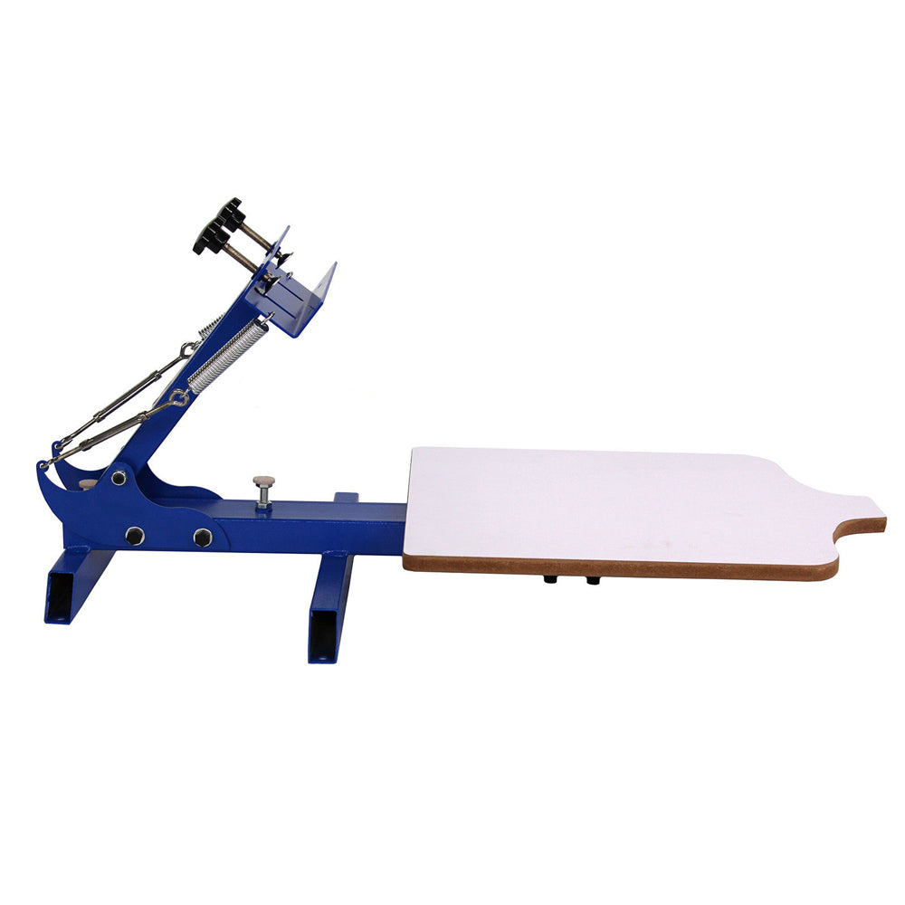 Simple Single 1 Color 1 Station T-shirt Silk Screen Printing Machine