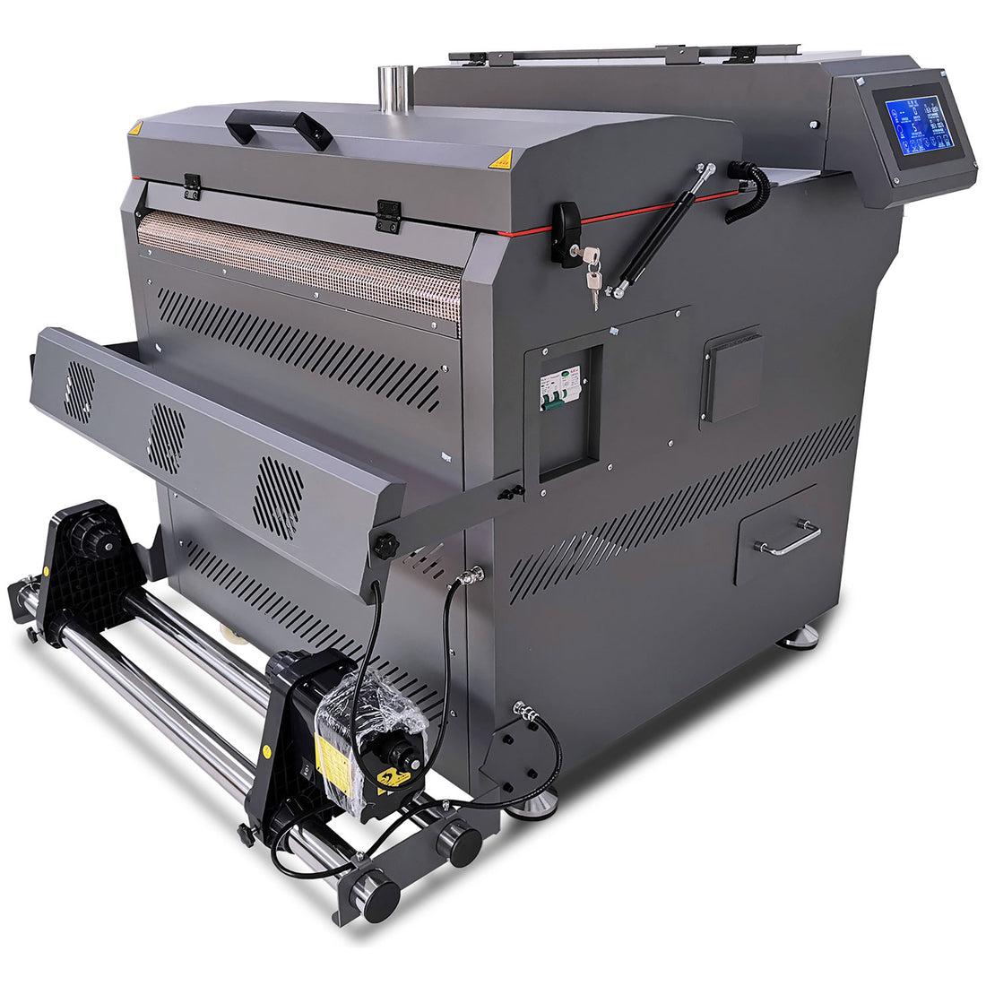 Máquina mezcladora y secadora automática de polvo adhesivo de TPU de nivel básico CALCA de 24 pulgadas (600 mm) con pantalla táctil