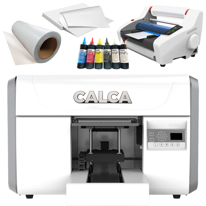Paquete CALCA UV DTF A3 para la solución de impresión UV DTF de etiquetas Crystal
