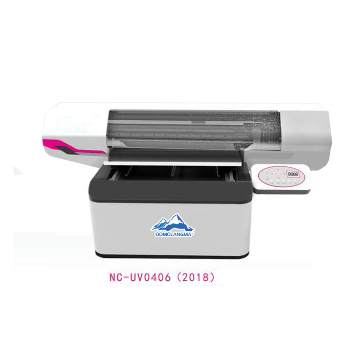 Impresora UV plana con cilindro de tinta blanca y color digital de 40 x 60