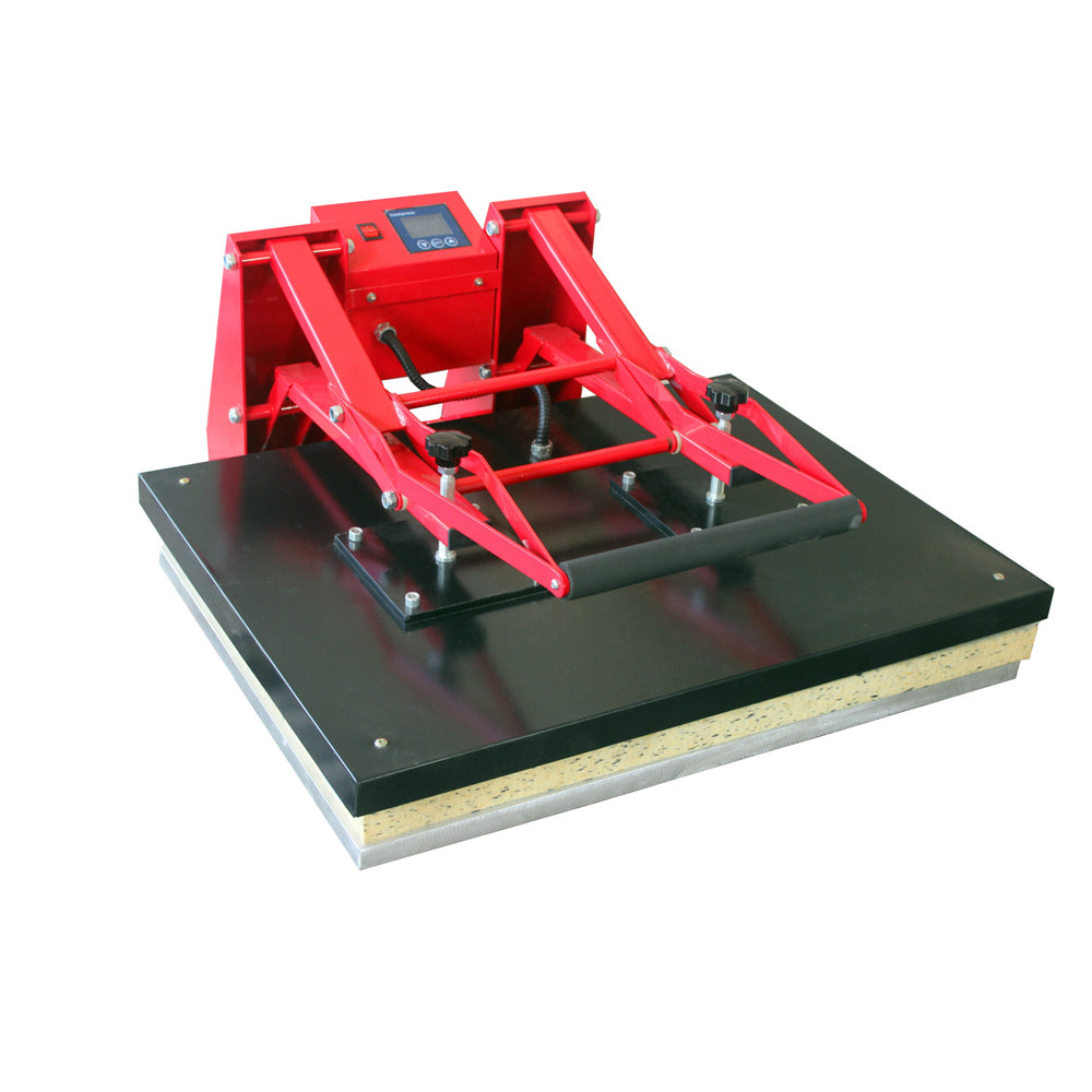 Máquina de prensado térmico de sublimación manual de gran formato de 23,6 x 31,5 pulgadas para camisetas y felpudos