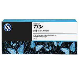 Cartucho de tinta negra fotográfica HP 773A de 775 ml para HP DesignJet Z6600, Z6610, Z6800, Z6810 - C1Q27A 