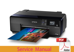 Manual de servicio de EPSON SureColor P600 P607 P608