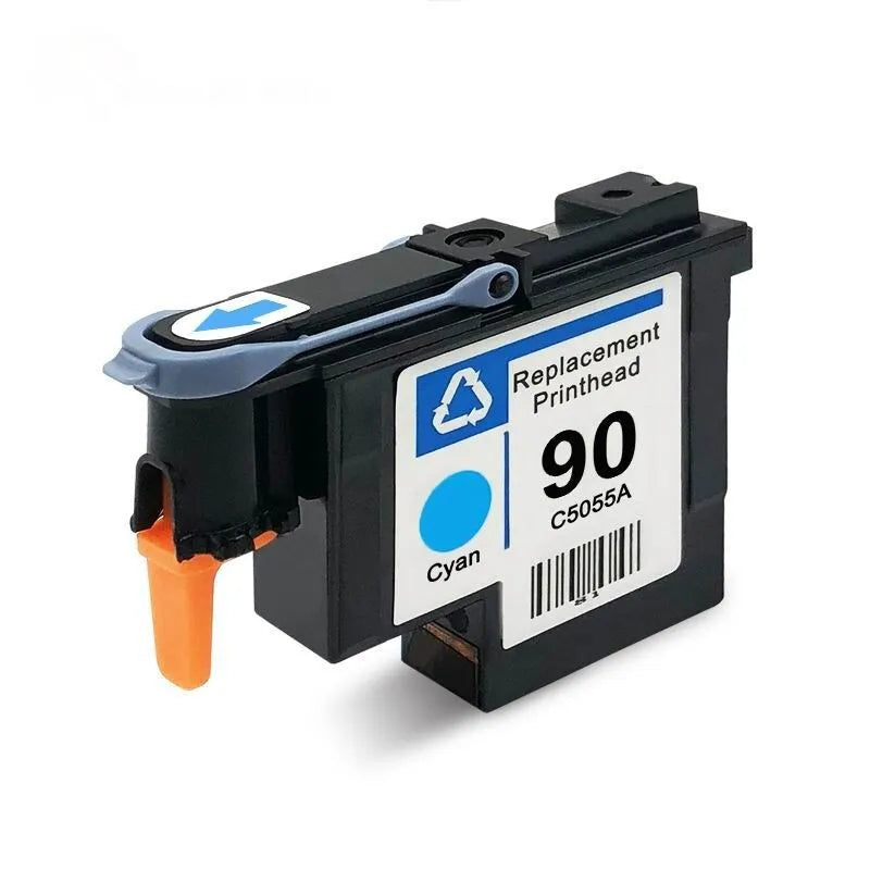 Cabezal de impresión cian HP 90 para impresoras HP Designjet 4000, 4500, 4020 y 4520 (C5055A) - Nuevo