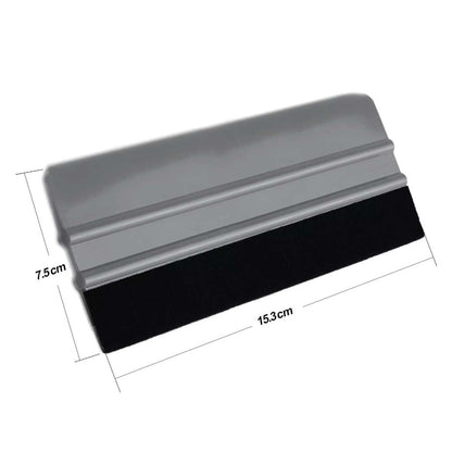 Gold/Gray Vinyl Wrap Squeegee Long Soft Squeegee (15.3cm x 7.5cm) - 1pcs