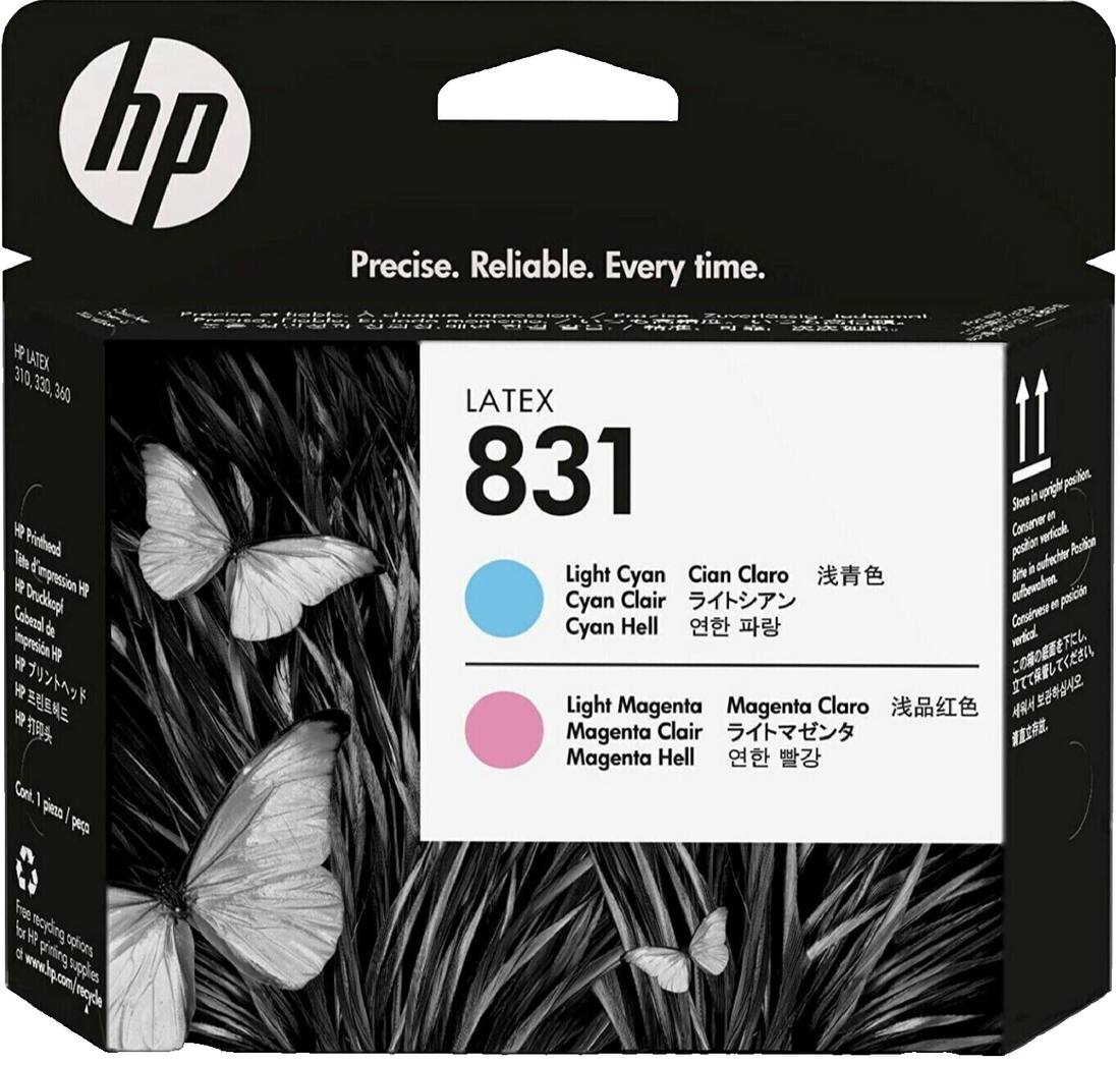 Cabezal de impresión látex HP 831 magenta claro/cian claro - CZ679A 