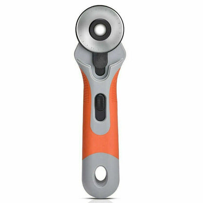 Fabric Rotary Cutter + 45mm Blades (10PCS) Sewing Quilters Leather Cutting Tool Set