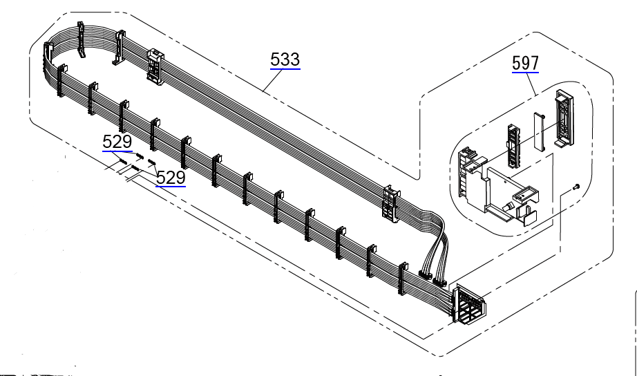 EPSON 50600 S50670 S70600 S70670 TUBO DE SUMINISTRO - 1678745 / 1766678