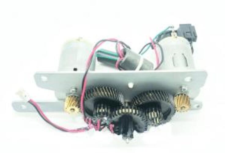 Motor rebobinador con engranajes 64 SER para HP Latex 330, 335, 360, 365, 370, 375 (B4H70-67066) - Reacondicionado