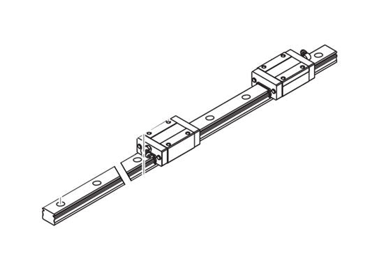 Guía lineal para impresoras Mimaki JF-1610 - MES20C2R1480 