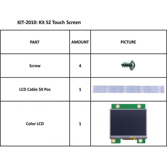 Pantalla táctil Summa Kit S2 para la serie Summa S2 (KIT-2010)