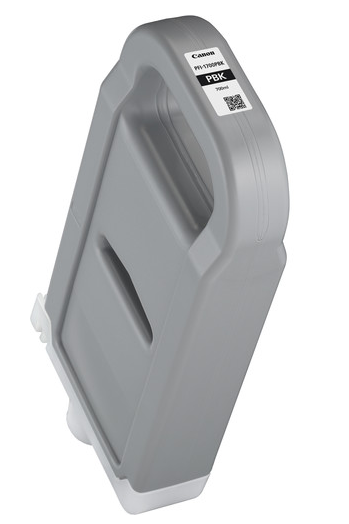 Depósito de tinta negra fotográfica Canon PFI-1700PBK (700 ml) para imagePROGRAF PRO-2000, PRO-2100, PRO-4000, PRO-4000S, PRO-4100, PRO-4100S, PRO-6000S, PRO-6100, PRO-6100S - 0775C001AA