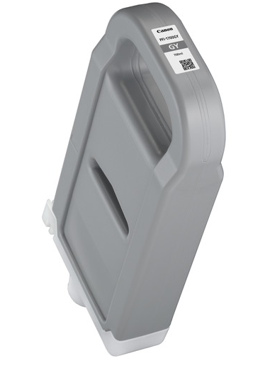 Depósito de tinta gris Canon PFI-1700GY (700 ml) para imagePROGRAF PRO-2000, PRO-2100, PRO-4000, PRO-4000S, PRO-4100, PRO-4100S, PRO-6000S, PRO-6100, PRO-6100S - 0781C001AA