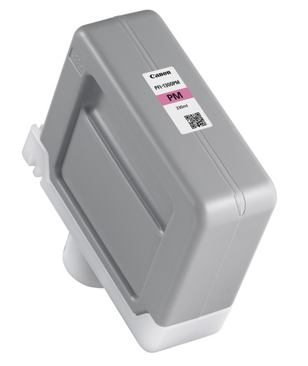 Depósito de tinta magenta fotográfica Canon PFI-1300PM (330 ml) para imagePROGRAF PRO-2000, PRO-2100, PRO-4000, PRO-4000S, PRO-4100, PRO-4100S, PRO-6000S, PRO-6100, PRO-6100S - 0816C001AA