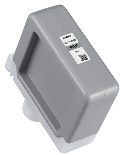 Tanque de tinta pigmentada gris fotográfico Canon PFI-1100PGY (160 ml) para impresoras imagePROGRAF PRO-2000, PRO-2100, PRO-4000, PRO-4100, PRO-6000 y PRO-6100 - 0857C001AA
