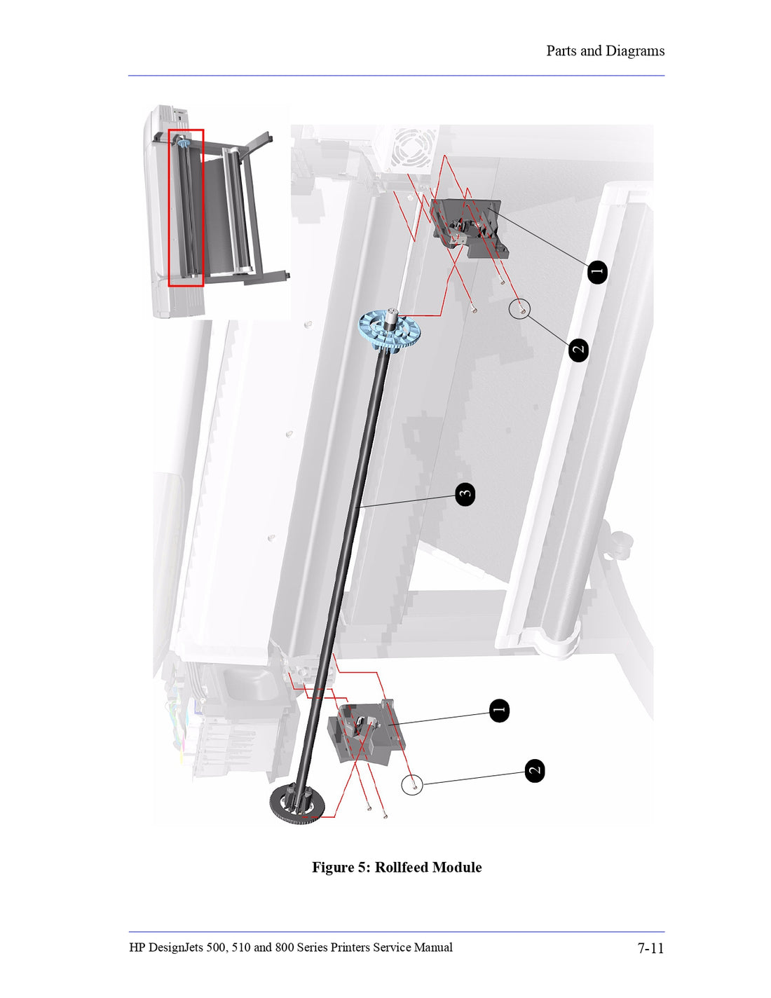 0625-0008 Tornillo Plas M4 1 pulg. Para impresoras HP DesignJets series 500, 510 y 800