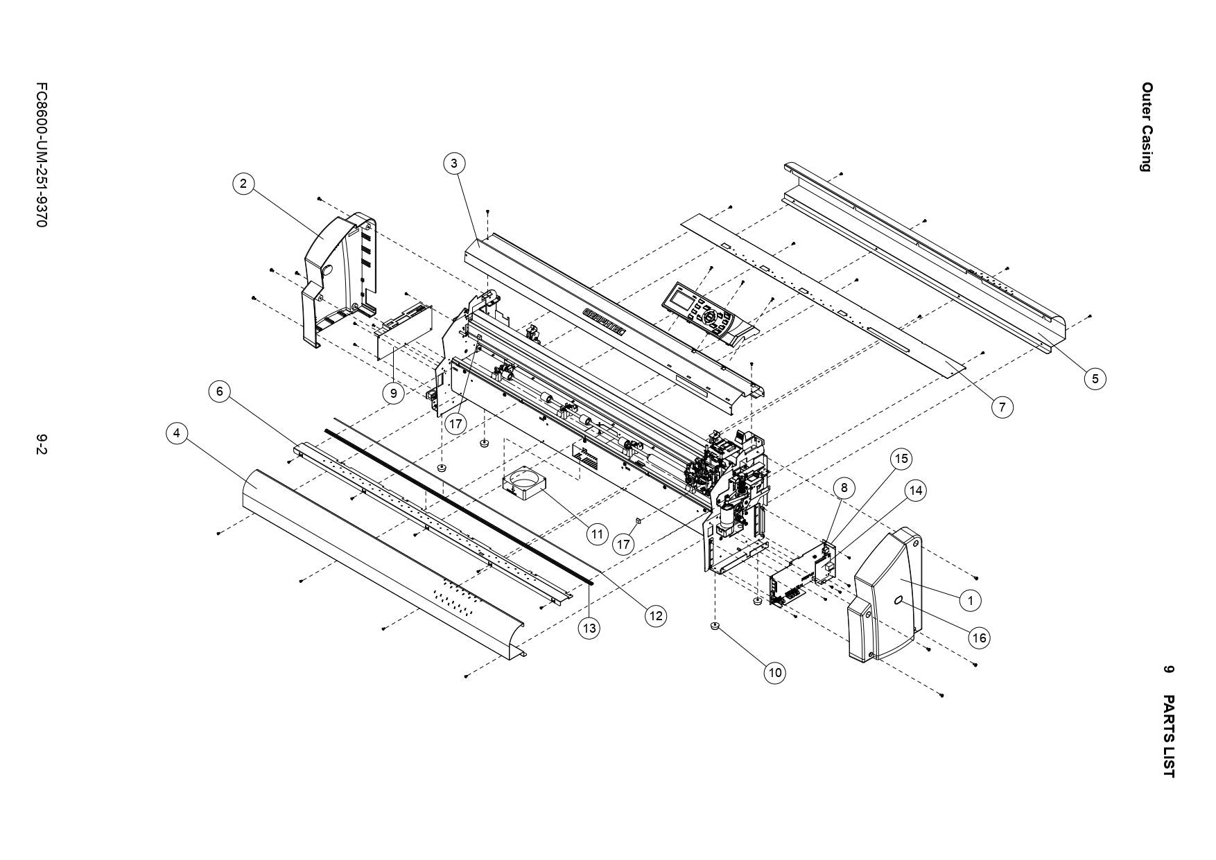 Base, tapete de corte 100 con base para Graphtec FC8600-100 (621271054)