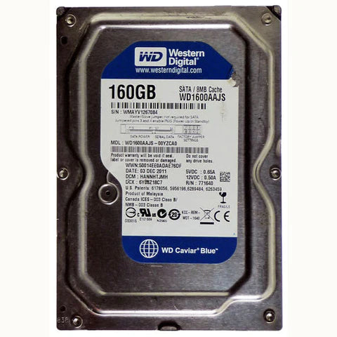 Disco duro HDD de actualización de 160 GB para impresoras HP DesignJet 4000 (nuevo) (Q1273-60751, Q1273-69044)