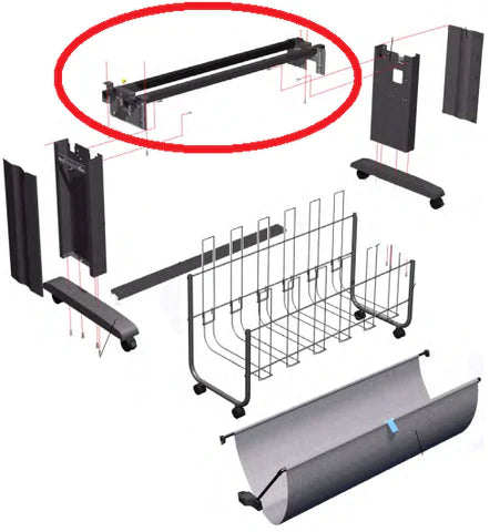 Soporte transversal para impresoras HP DesignJet 4000/4500 (Q1271-60456) - Nuevo