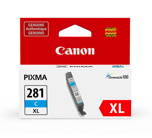 Tanque de tinta cian Canon CLI-281 XL - 2034C001