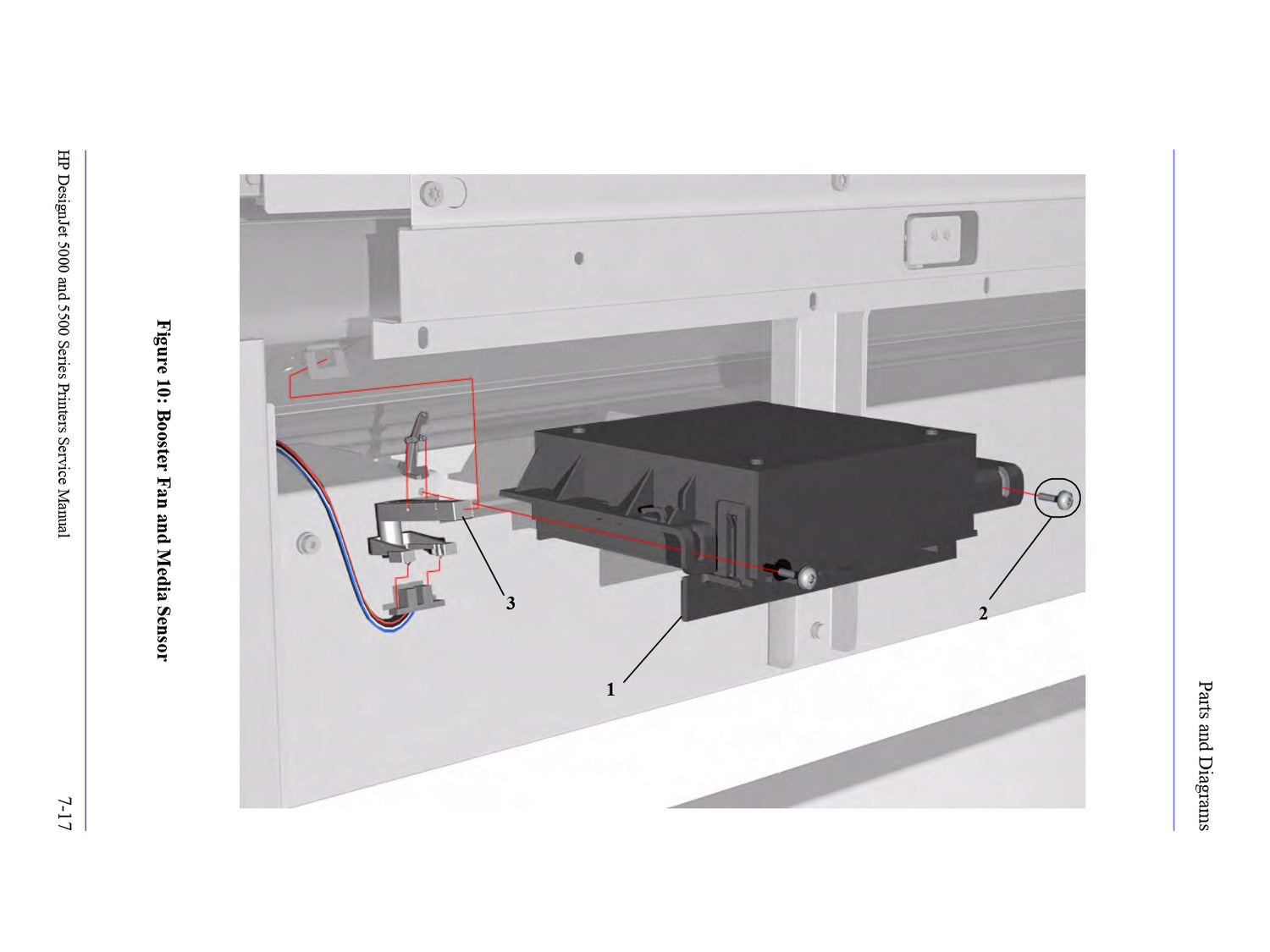 Sensor de medios para HP DesignJet serie 5000/5500 (C6090-60103) - Nuevo