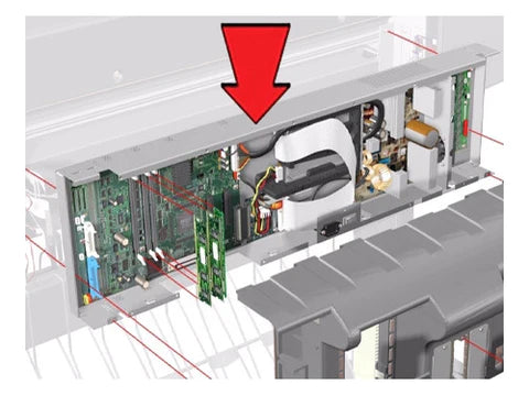 Placa de módulo electrónico para HP DesignJet 1050C y 1055CM - Reacondicionada (C6072-60146)