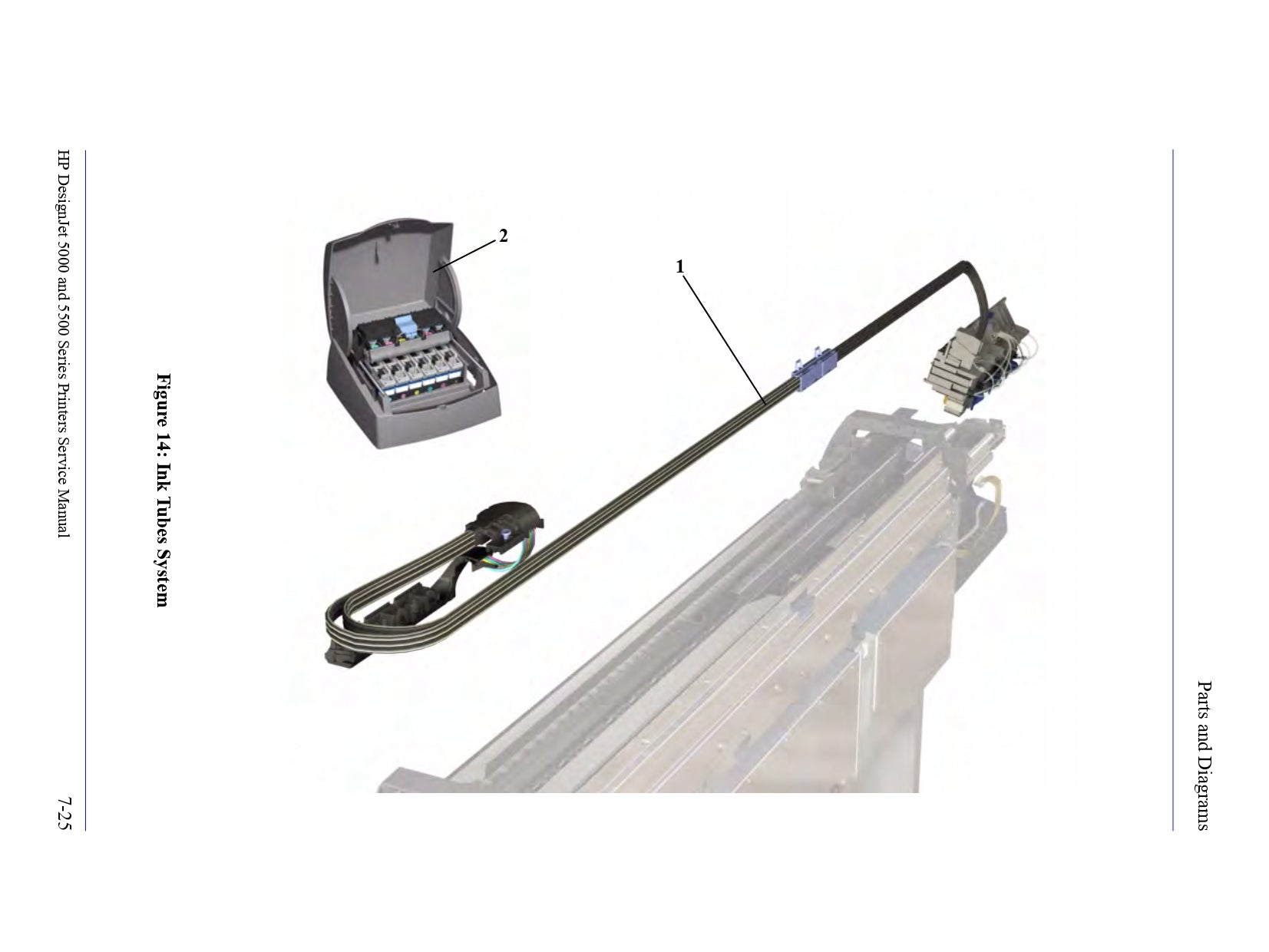 Contenedor de almacenamiento de cabezales de impresión para impresoras HP DesignJet 5000/5500 (C6090-60235)