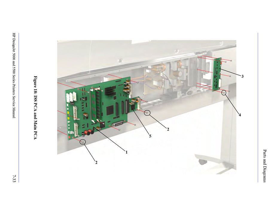 Lógica principal PCA para impresoras HP DesignJet 5000 (C6090-60012) - Nuevo