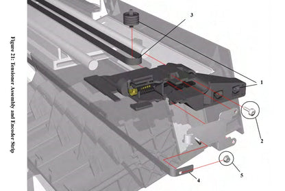 Banda codificadora de 60&quot; para plotters HP DesignJet 5000, 5000PS, 5100 y 5500 (C6095-60265) - Nueva 