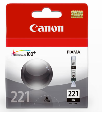 Tanque de tinta negra Canon CLI-221BK