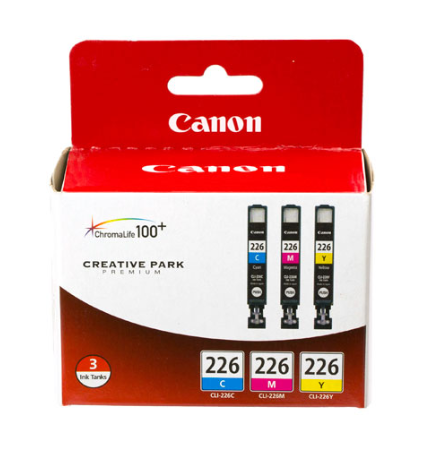 Paquete de tinta de 3 colores Canon CLI-226 - 4547B005