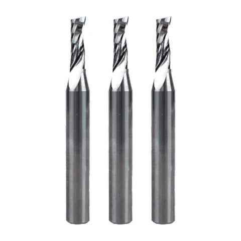 Broca de fresado Summa para acrílico, D6/4 L50/12 1FL UC A, paquete de 3 (500-9886) 