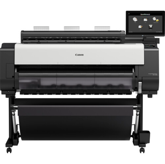 Impresora Canon imagePROGRAF TX-4100MFP Z36 de gran formato de 44&quot; con cesta de recogida - Nueva
