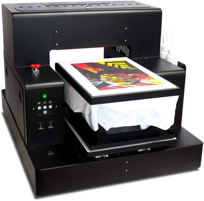 Impresora automática de camisetas HRM, para sudaderas, pantalones, vaqueros, etc., tamaño A3, dtg + tinta. 