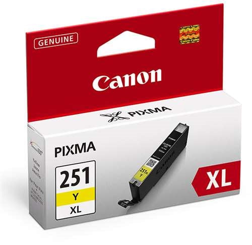 Depósito de tinta amarilla Canon CLI-251Y XL - 6451B001