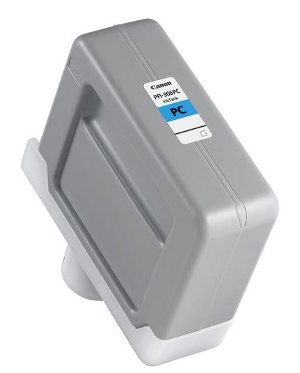 Depósito de tinta cian fotográfico Canon PFI-306PC (330 ml) para imagePROGRAF iPF8300, iPF8300S, iPF8400, iPF8400S, iPF9400, iPF9400S - 6661B001AA